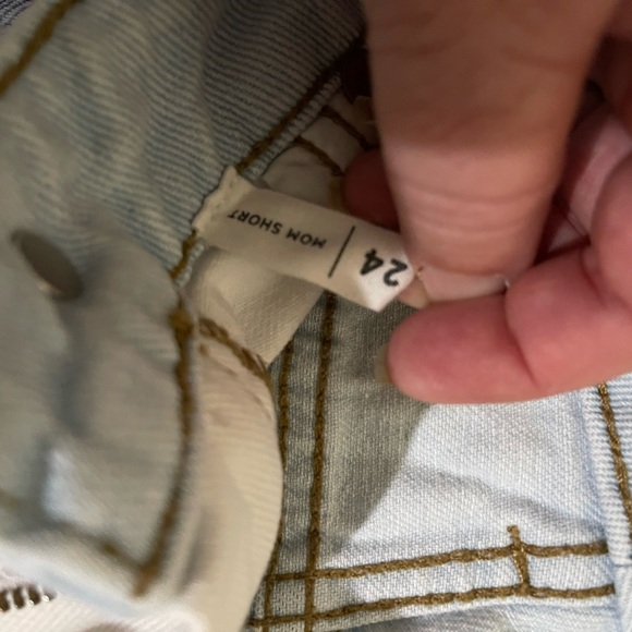 PacSun Eco Light Blue Quilted Mom Shorts - Picture 6 of 7